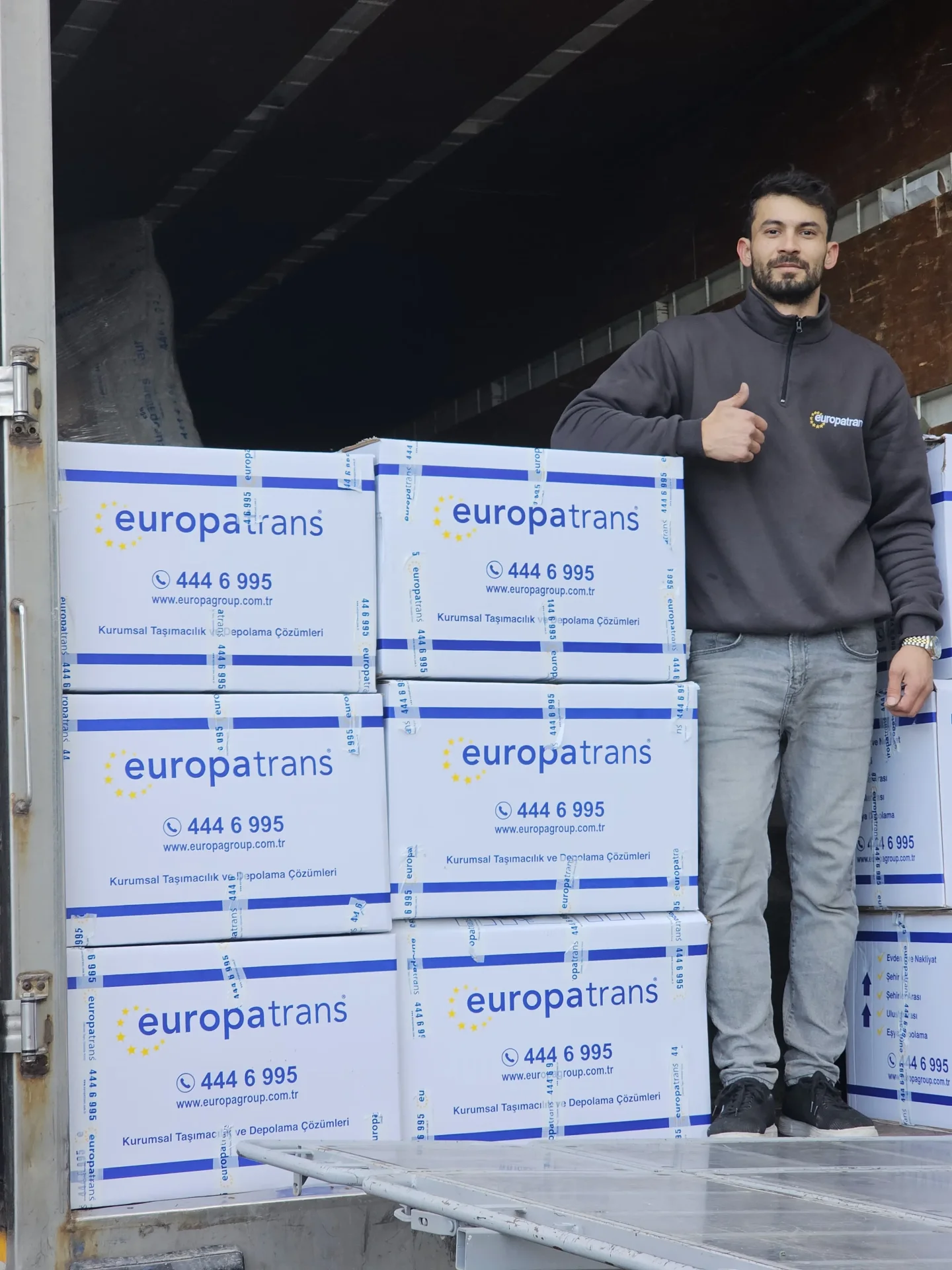 Asansörlü nakliye işlemi