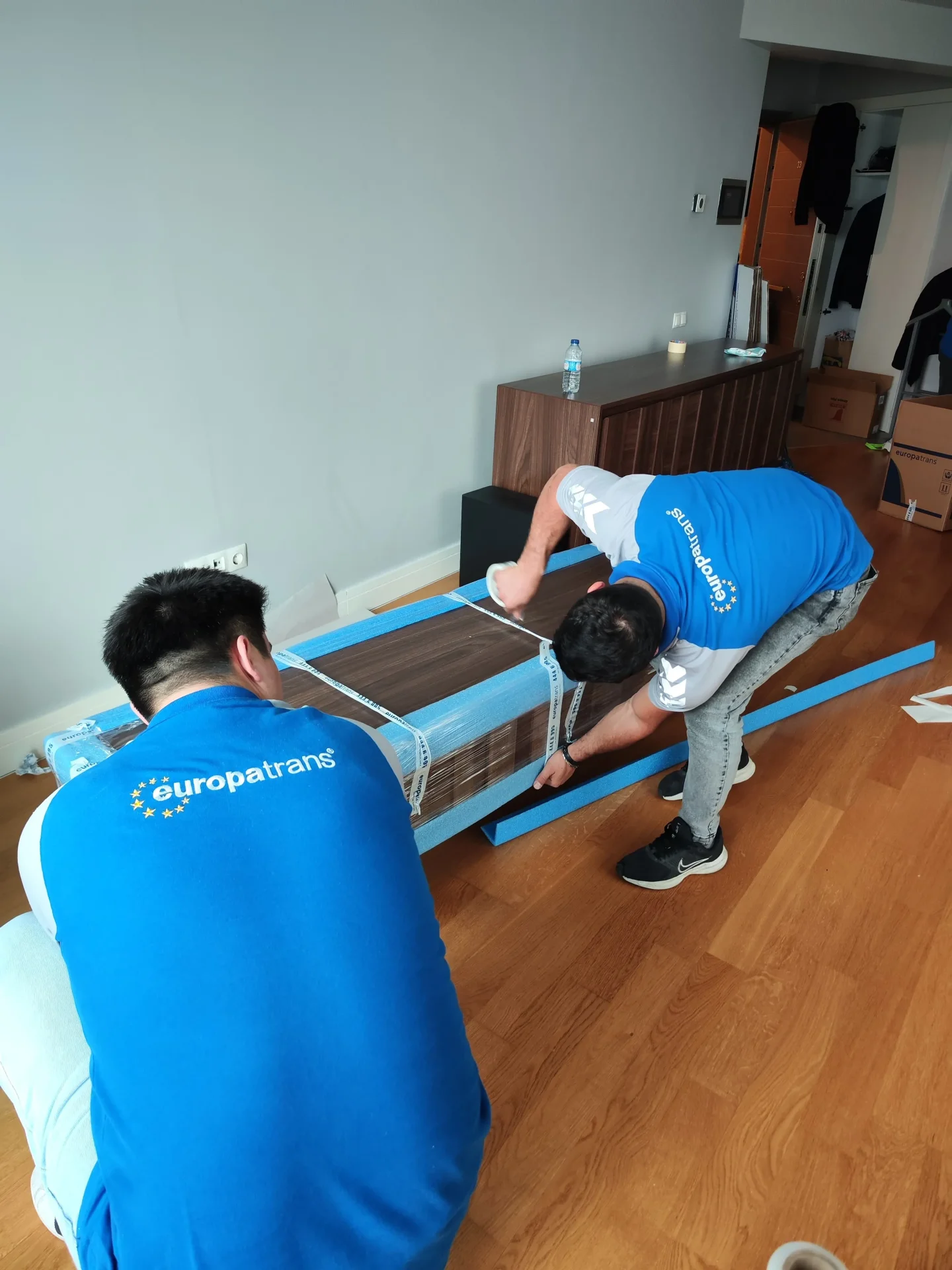 Balçova taşıma hizmeti ekibi